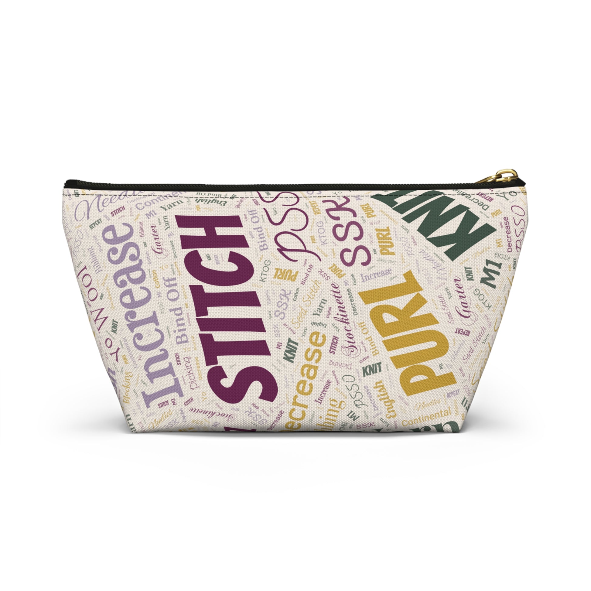 Yarn Lover's Accessory Pouch - Perfect for Knitters, Sewers, Craft Enthusiasts, Birthday Gift, Handmade Storage