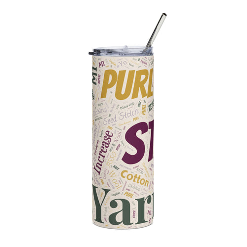 Copy of All Over Print 20oz Stainless Steel Tumbler - A Knitters Delight