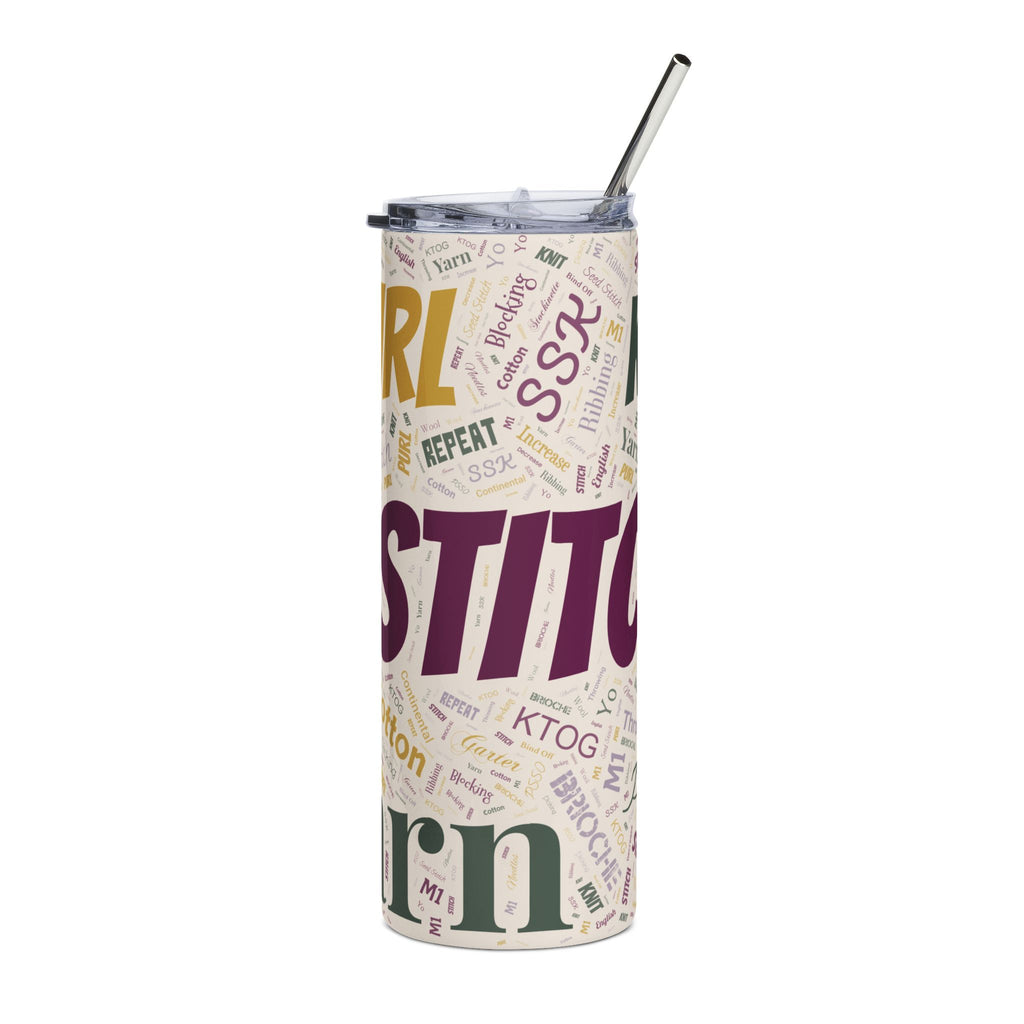 Copy of All Over Print 20oz Stainless Steel Tumbler - A Knitters Delight