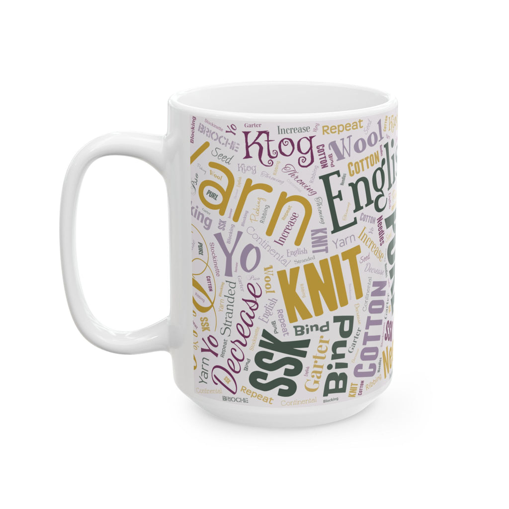 Stitch Word Art Mug – 11oz or 15oz Ceramic