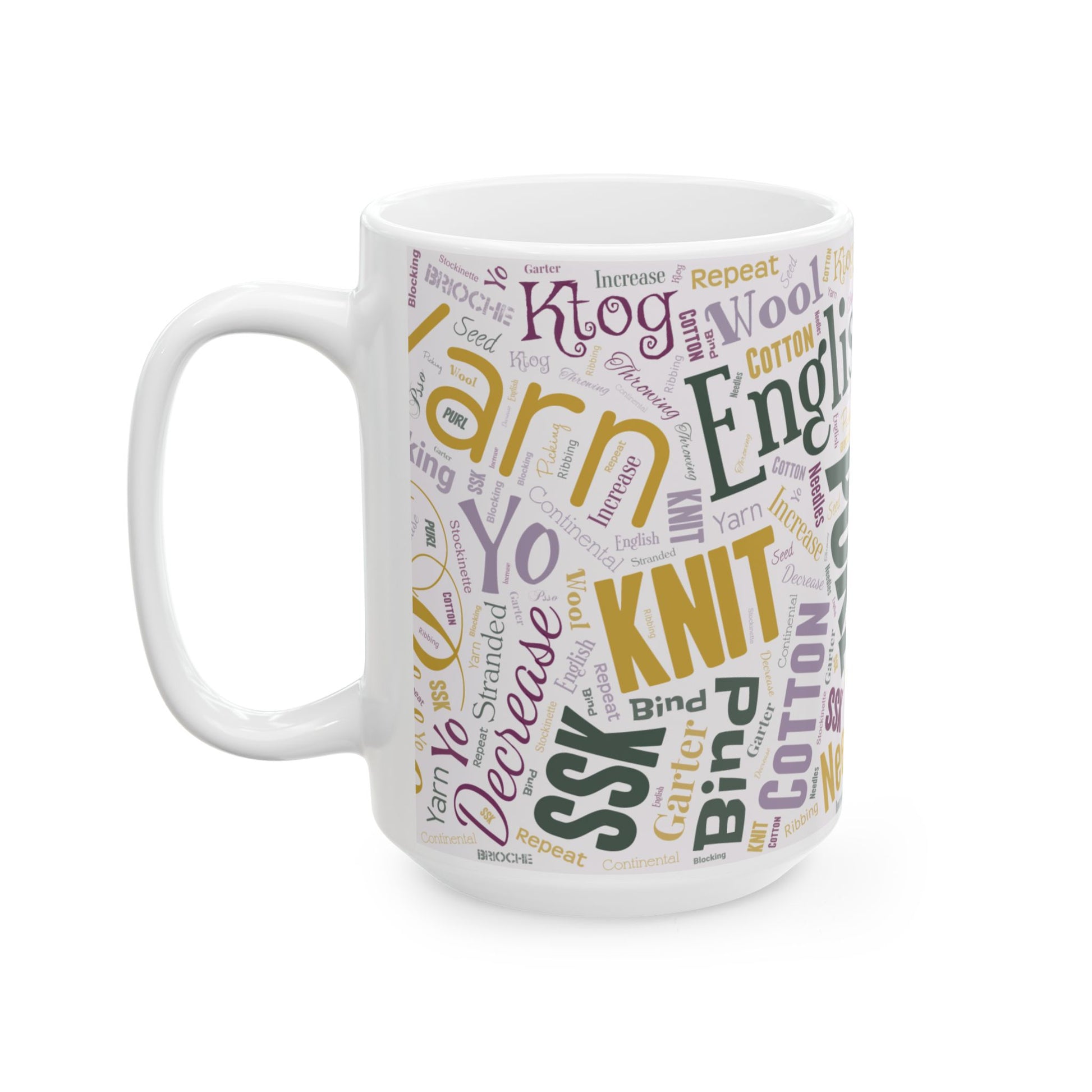Stitch Word Art Mug – 11oz or 15oz Ceramic